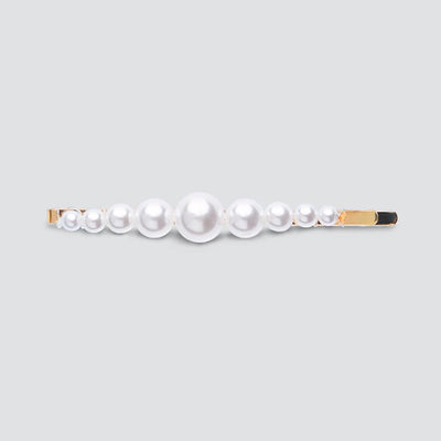 Graduated Faux Pearl Cream Scatter Clip - Maids to Measure
