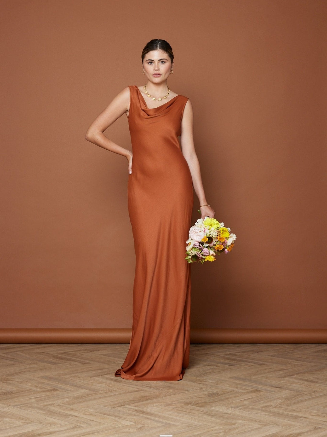 green pleated long dress Women's Poetic Charm Olive Green Asymmetric One Shoulder Maxi Dress | Size: S