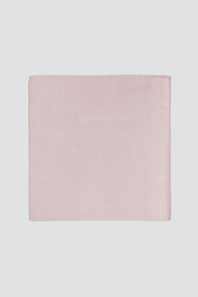 Pocket Square - 100% Silk - Blossom Pink - Maids to Measure