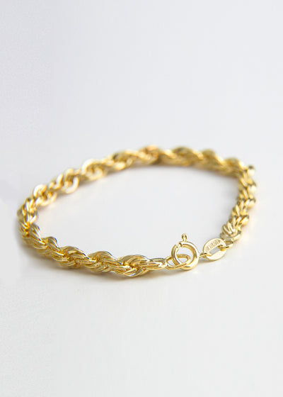 Spiral Gold Plated Bracelet - Maids to Measure