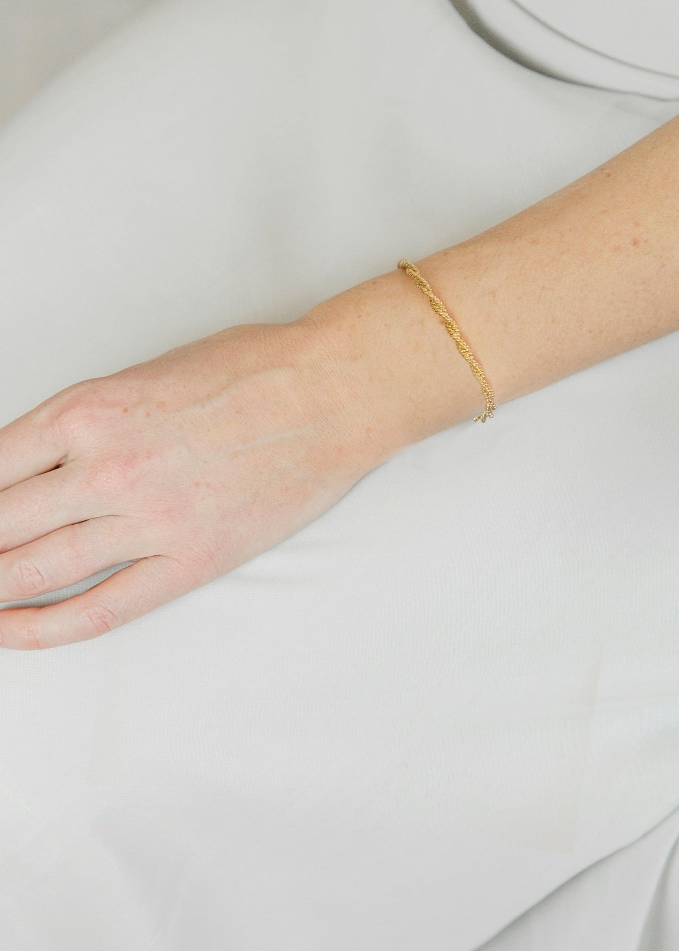 Spiral gold best sale bracelet
