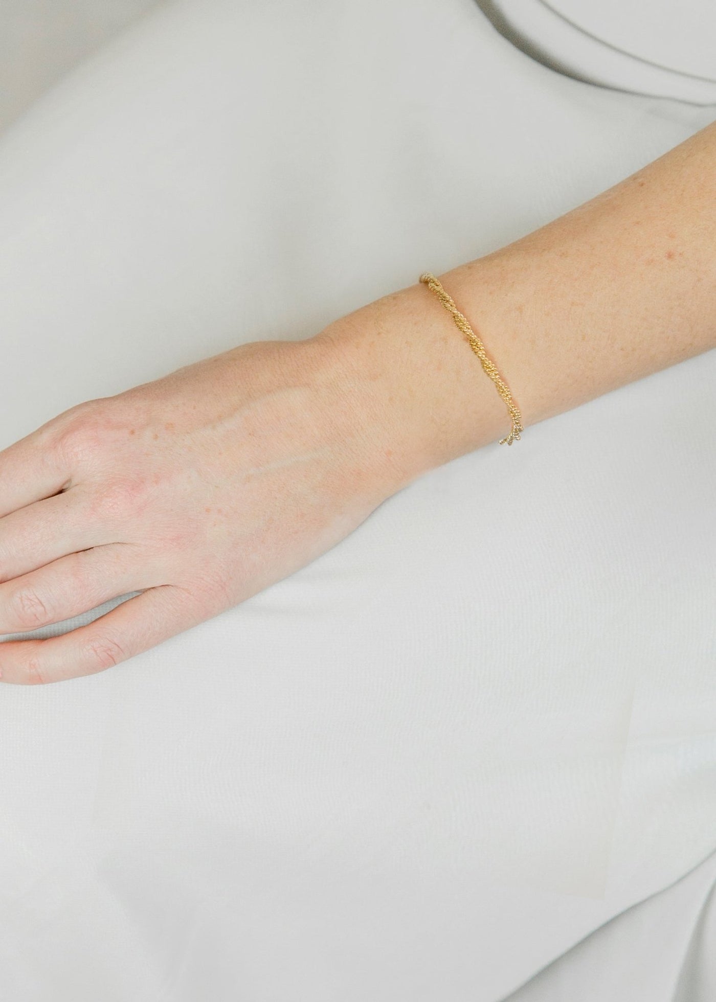 Spiral Gold Plated Bracelet - Maids to Measure