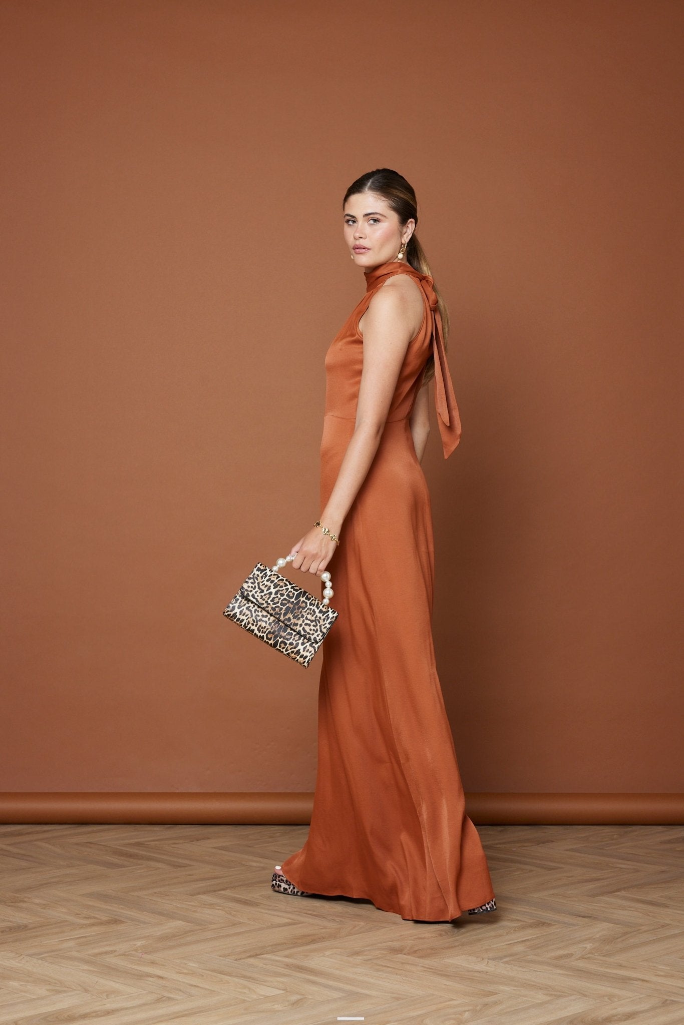 Burnt Orange Mermaid Long Cheap Bridesmaid Dresses Online, WG611 –  SposaDresses